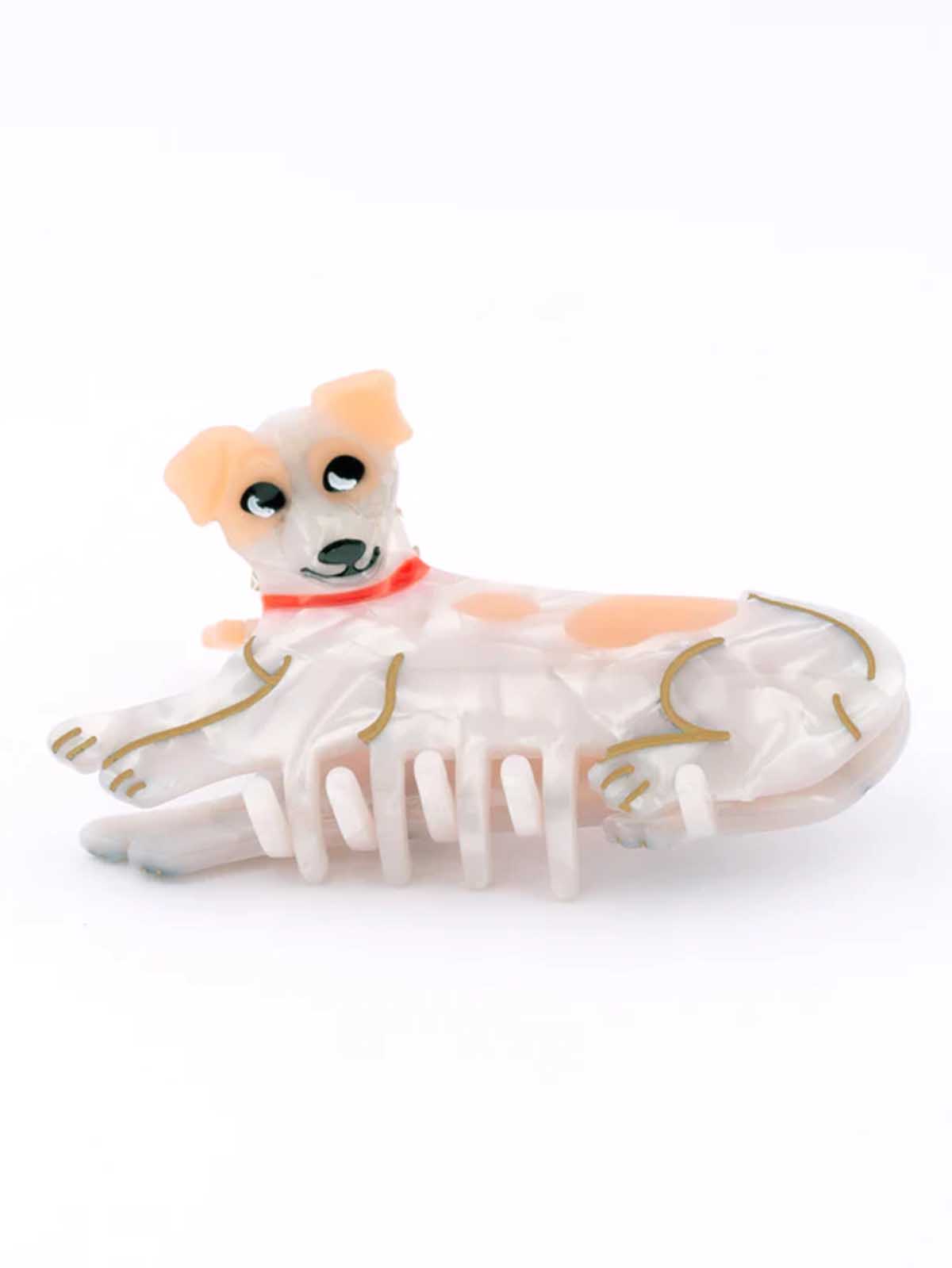 Hair clip with dog jack russel - Coucou Suzette