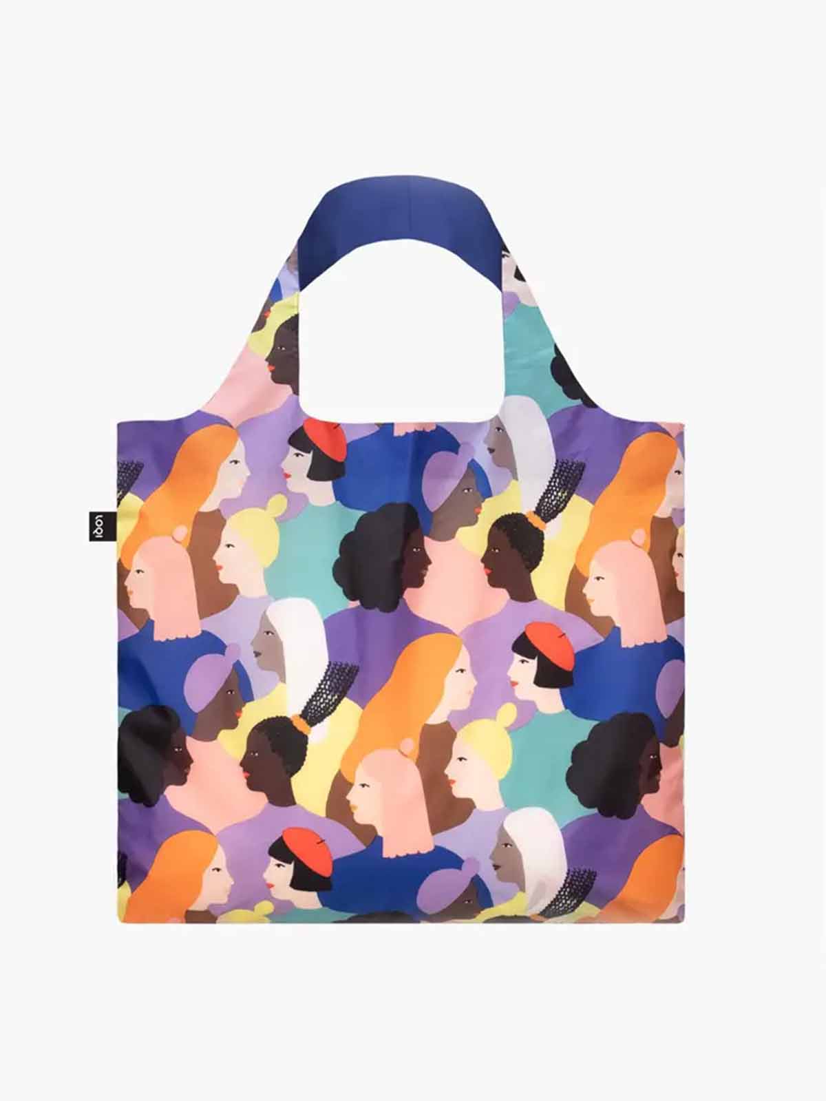 Sisters shopping bag made of 100% recycled plastic from loqi