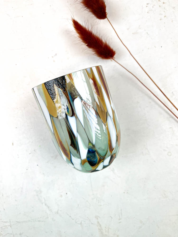Anna von Lipa splash glass full marble