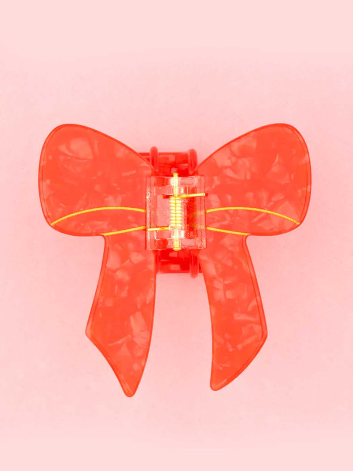 Hair clip with red bow - Coucou Suzette