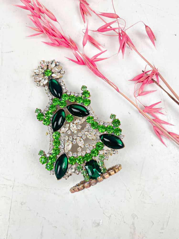 Christmas tree in rhinestone, rhinestone Christmas tree