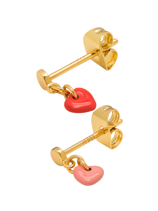 lulu copenhagen earrings with heart