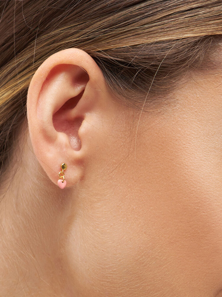 lulu copenhagen earrings with heart