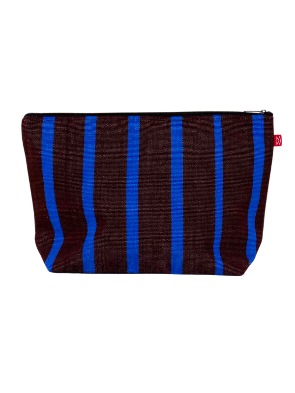 Afroart toiletry bag, make-up bag, fair trade, cotton, hand woven