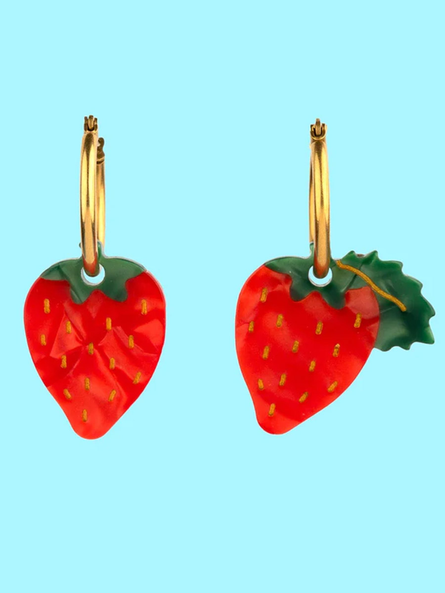 cou cou suzette earrings with strawberries