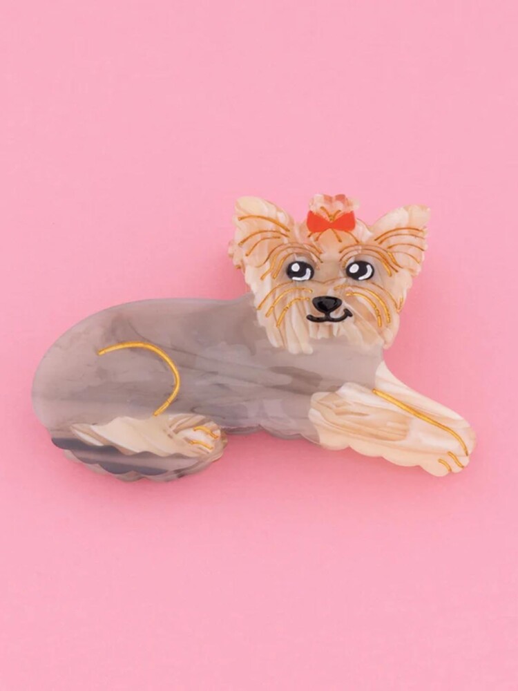 Hair clip with yorksire terrie from French Cou Cou Cou Suzette