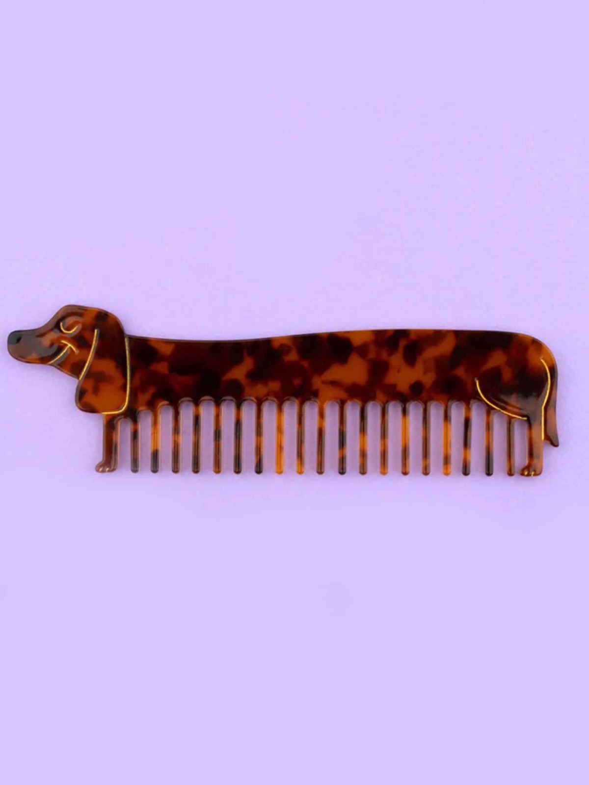 hair accessories, combs with dogs, wide-barred combs, dachshunds, comb hair accessories, remix by Sofia, Cou Cou Suzette, Coucou Suzette.