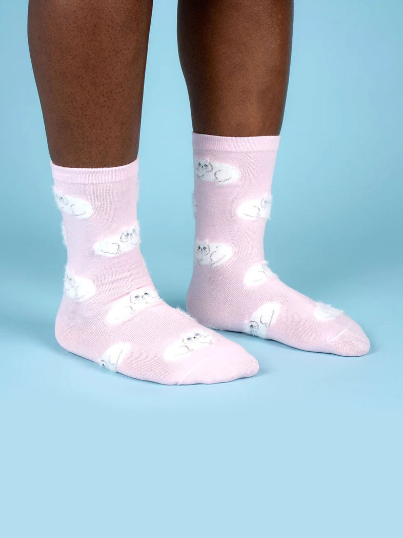 pink with peaches, remix by Sophie, cou cou suzette, socks, cotton socks, Italian cotton socks, cotton socks,
