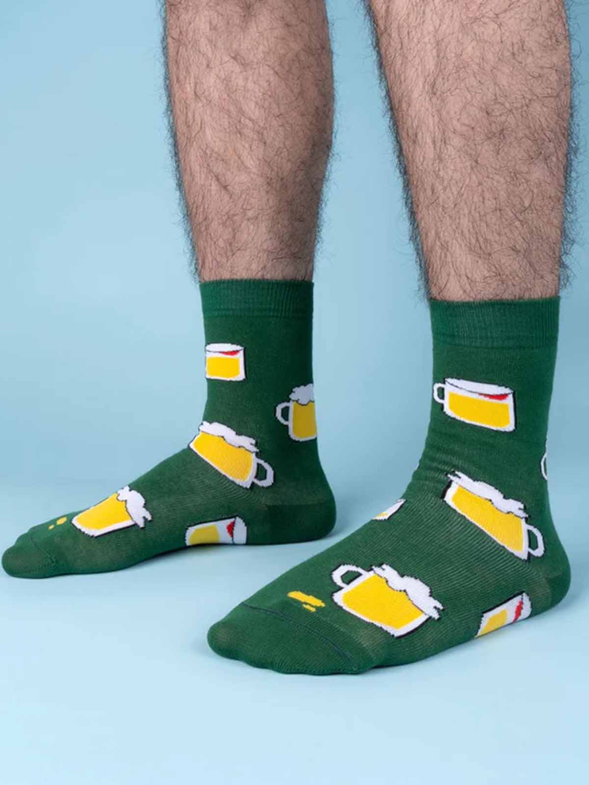 cou cou suzette cotton socks with beer