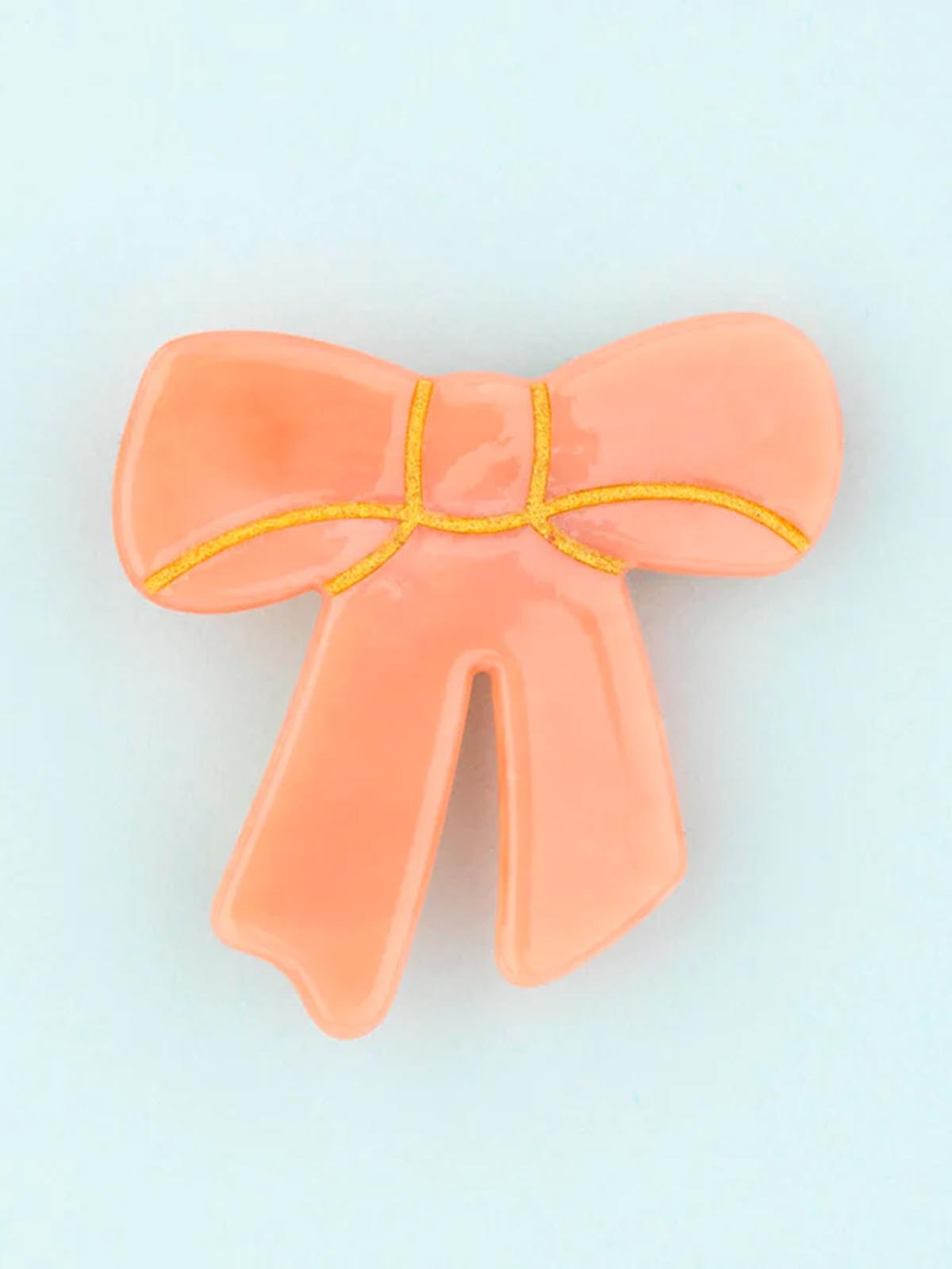 cou cou suzette hair clip with pink or red bow