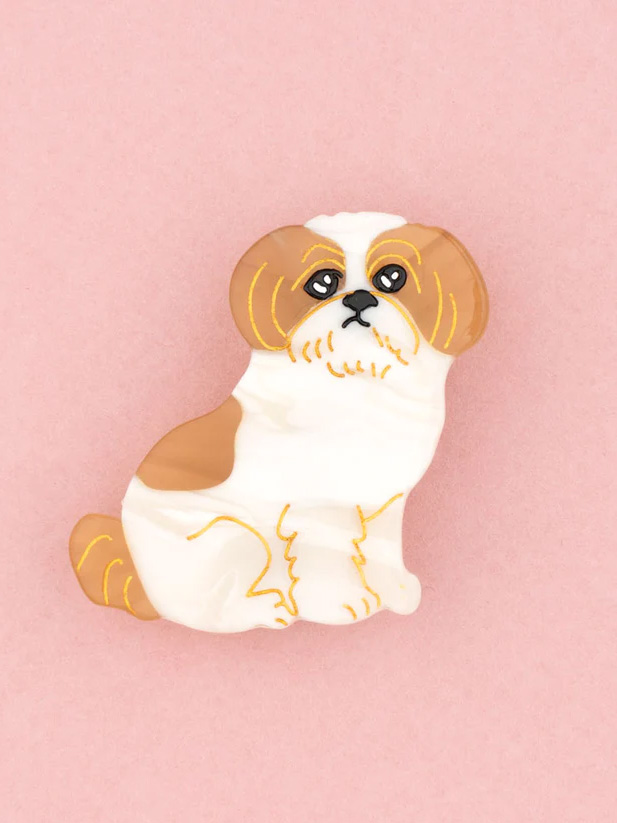 hair accessories, clips with dogs, dog hair clips, hair ornaments, remix by Sofia, cou Cou Suzette, hair clips, hair clips.