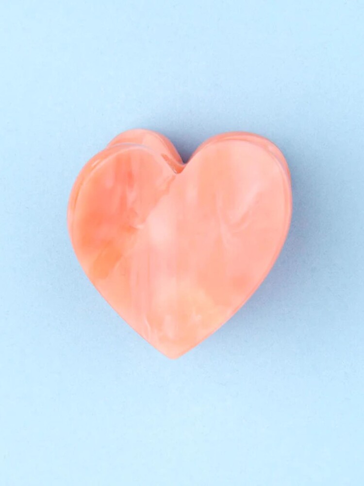 cou cou suzette hair clip with pink heart
