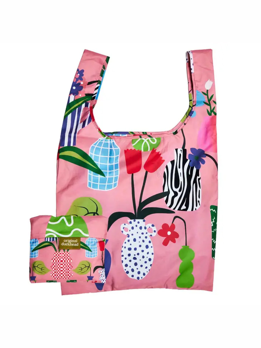Recycled plastic shopping bag