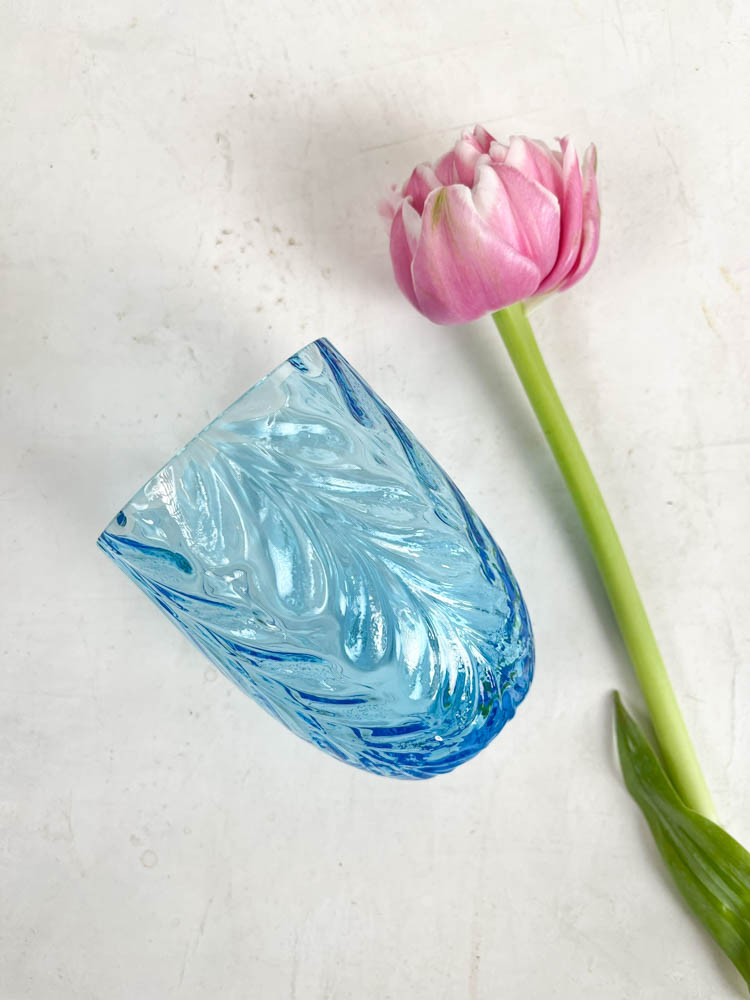 Anna von Lipa mix and match glass wave in azure