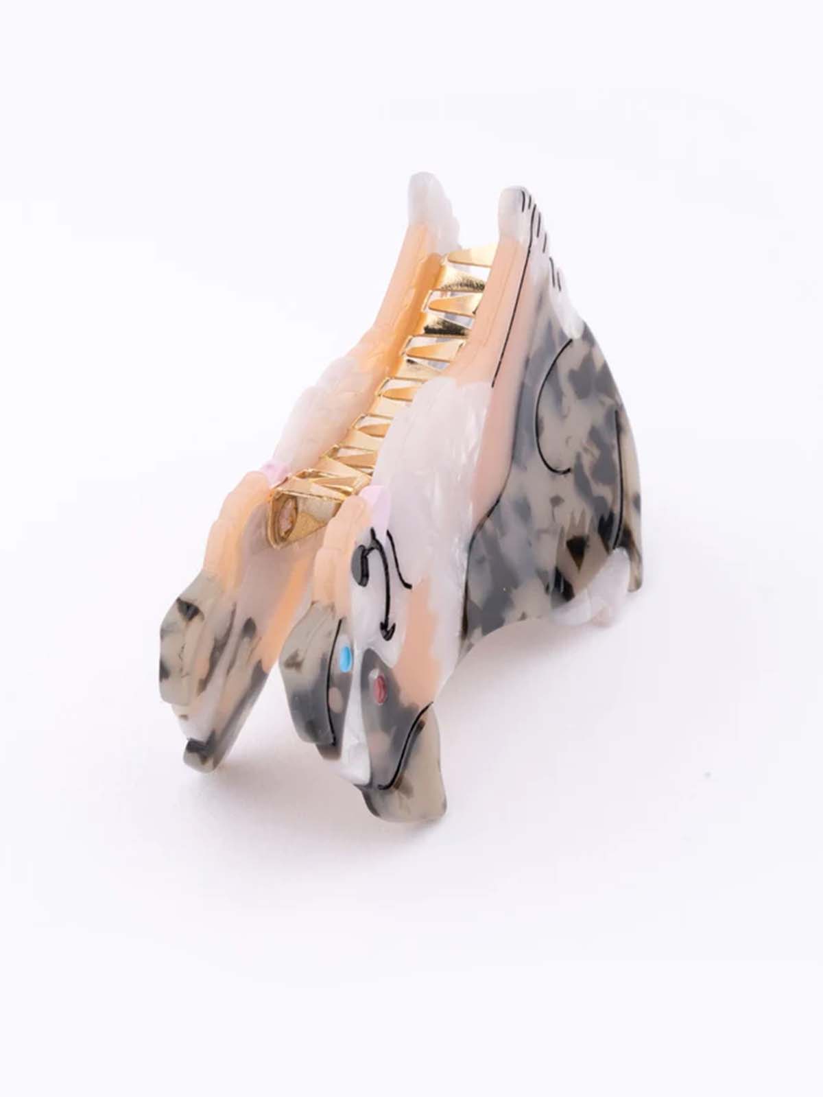 Hair clip with Australian Shepherd - Hugs with dogs from French Cou Cou Suzette