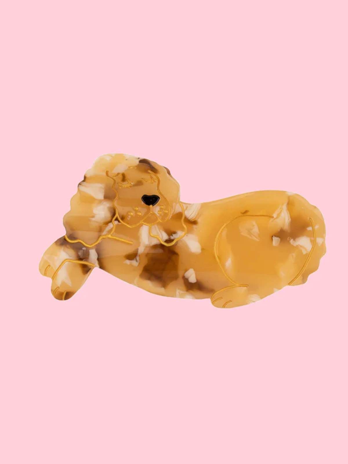 cou cou suzette hair clip with cocker spaniel