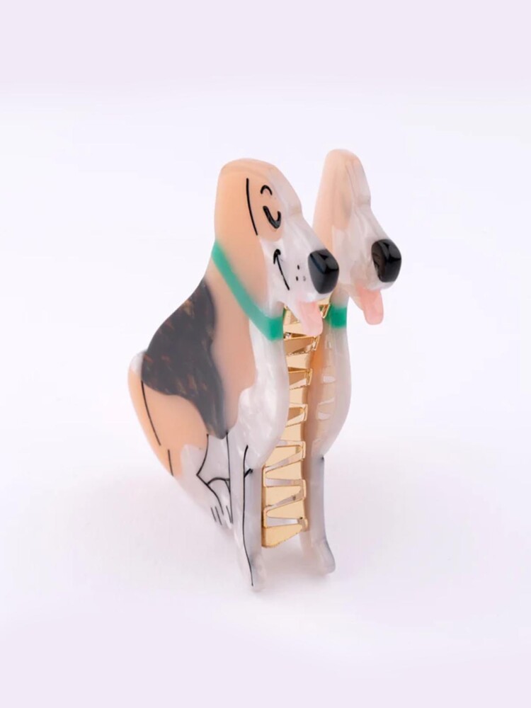 hair clip with beagle from French cou cou suzette