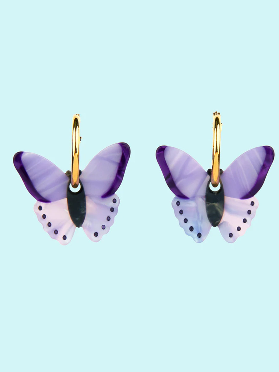 Earrings butterflies cou cou suzette