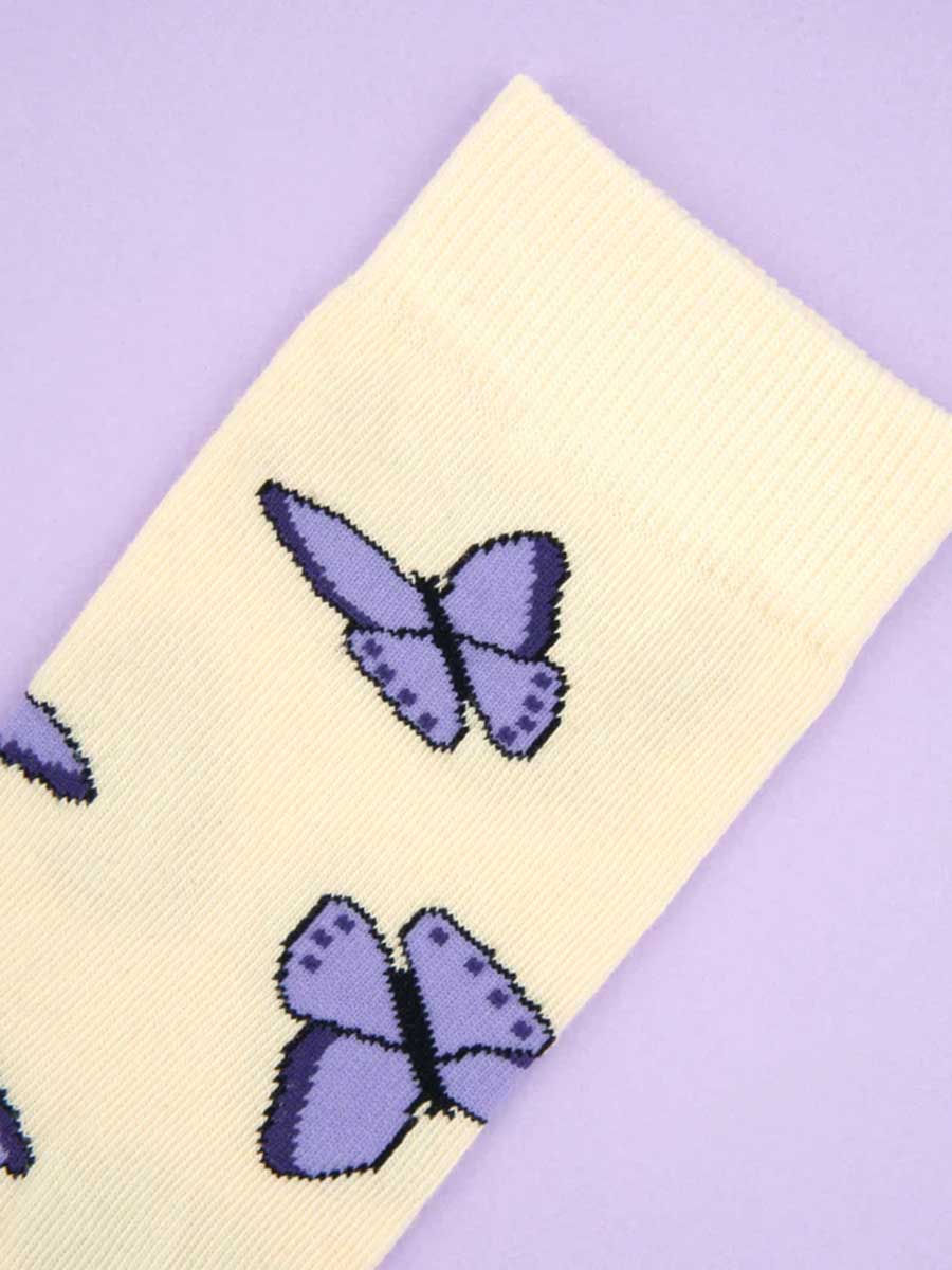 socks with butterflies from cou cou suzett