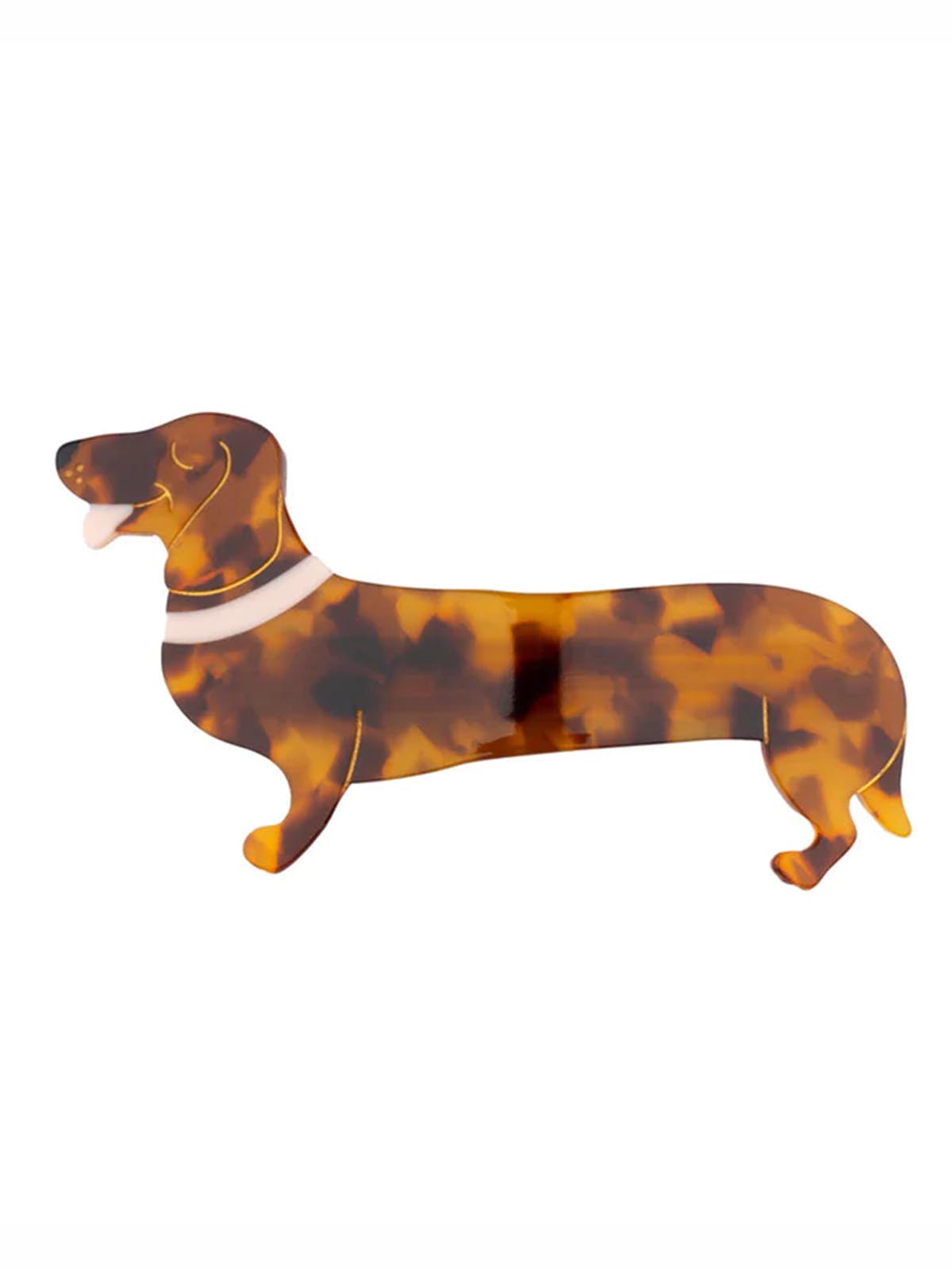 cou cou suzette hair clip with dachshund