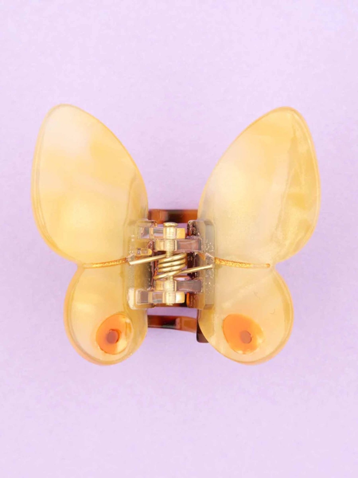 cou cou suzette hair clip with yellow butterfly