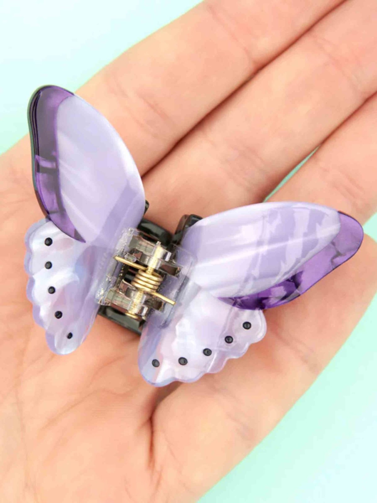 cou cou suzette hair clip with butterflies