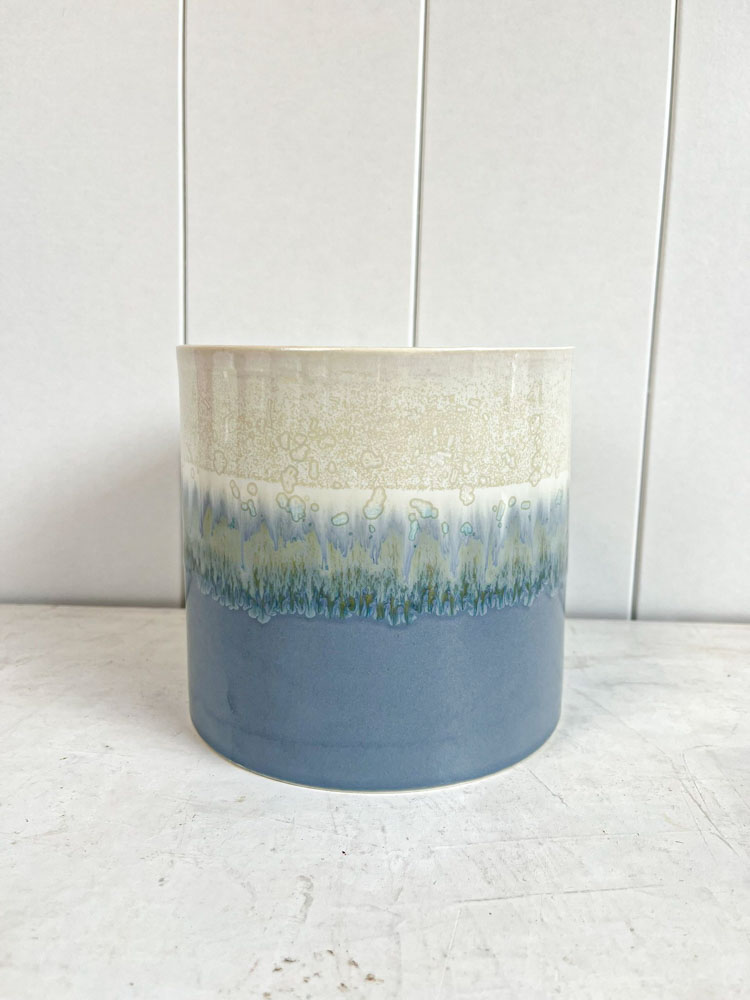 lena pedersen ceramic flower pots in pastels