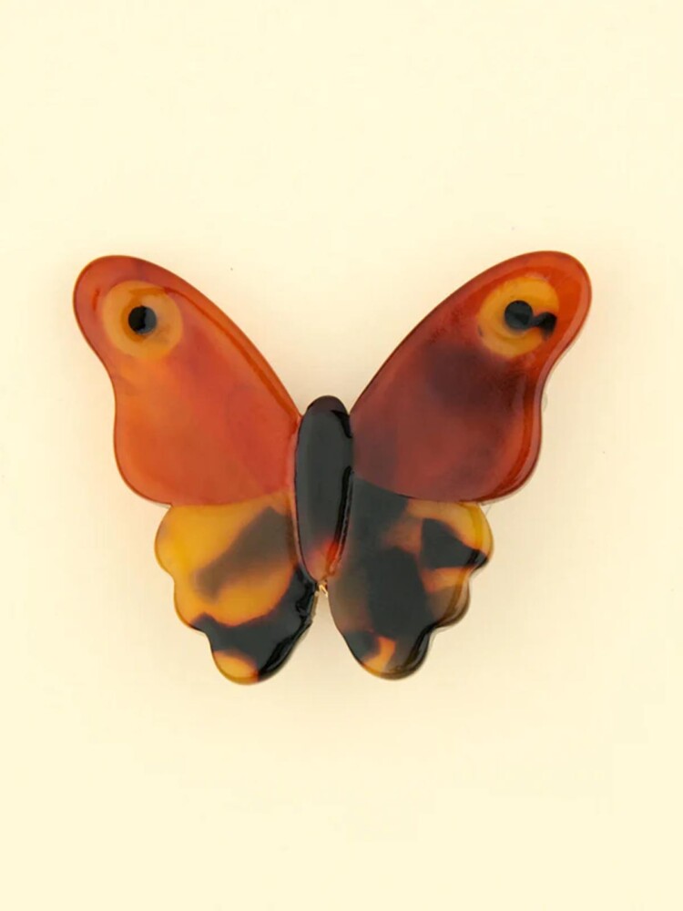 hairpin brown butterfly