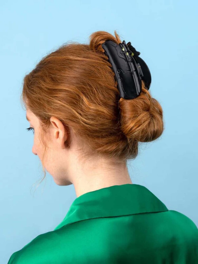 remix by sofie - cou cou suzette hair clip with black cat