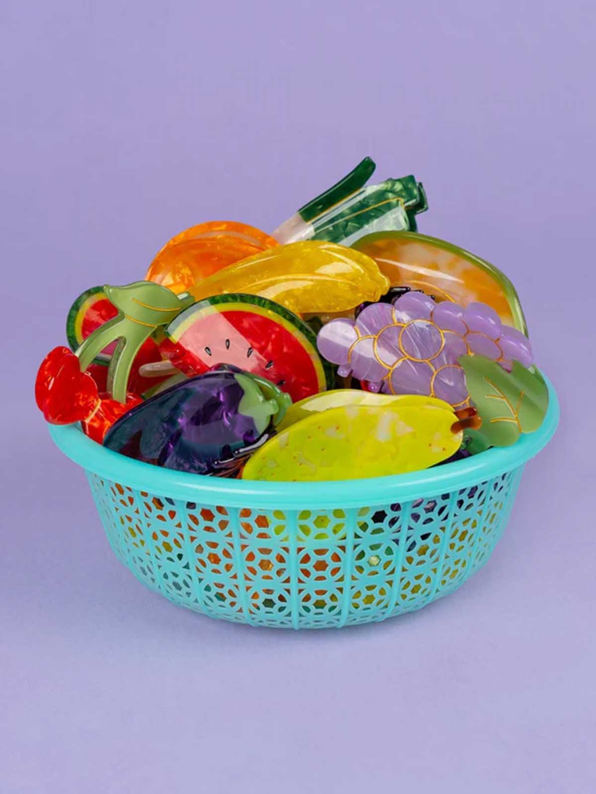 cou cou suzette hair clip with fruits and vegetables
