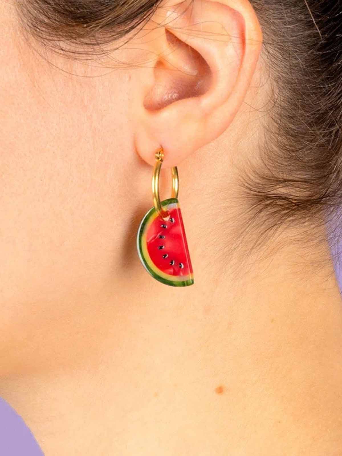 cou cou suzette earrings watermelon