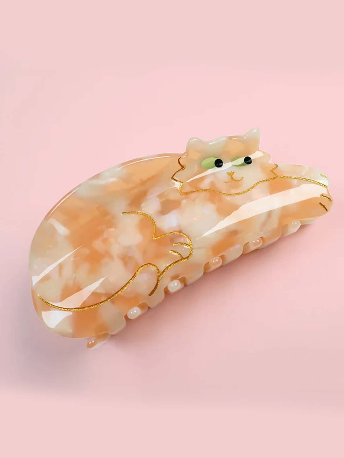 remix by sofie - cou cou suzette hair clip with red cat