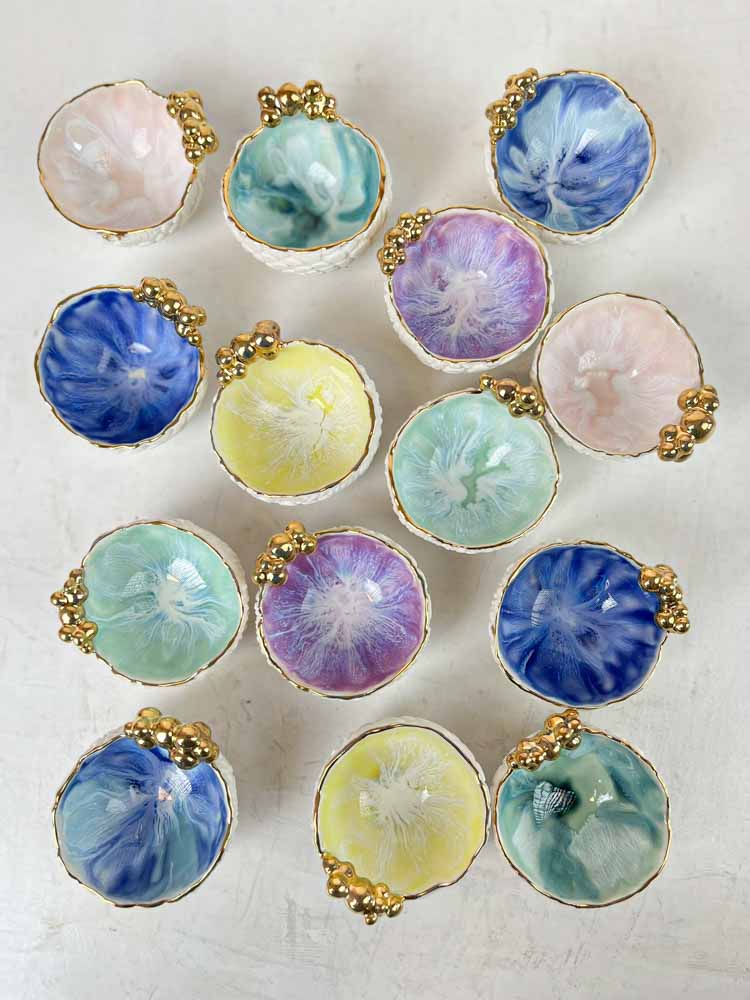 ceramics by miabella jewelry bowls in ceramics and many beautiful pastel colors - huge selection at remix by sofie.