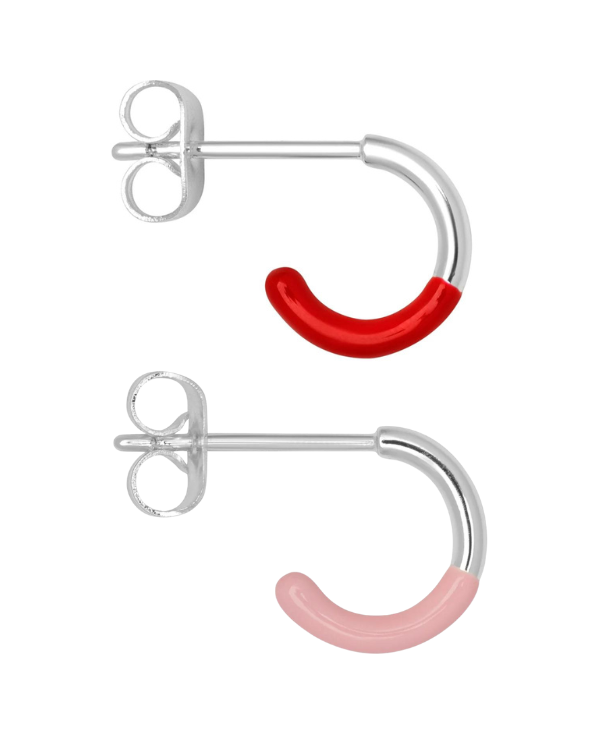 lulu copen garden hoop dip in silver