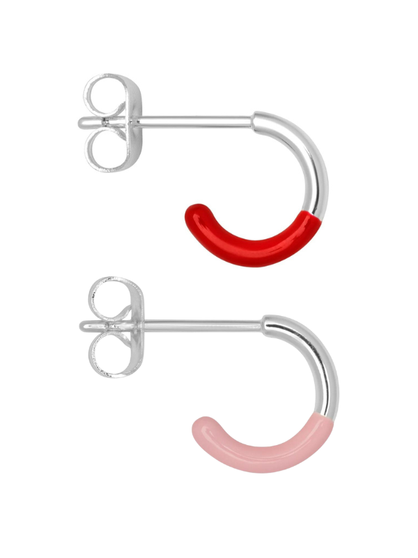 lulu copen garden hoop dip in silver