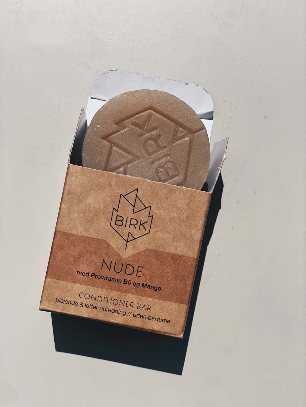 Conditionable nude from birch - for dry hair