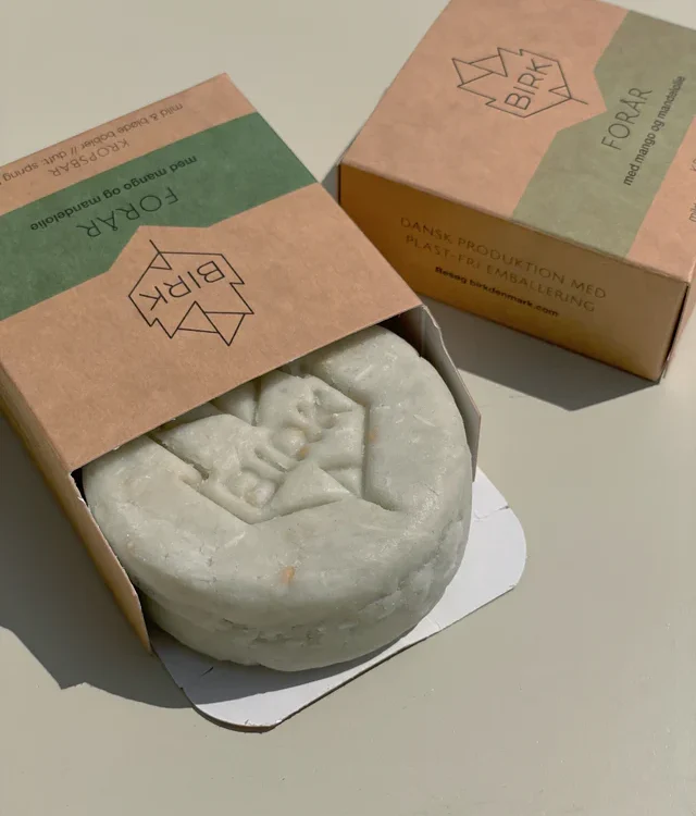 soapable for body birch - spring without perfume