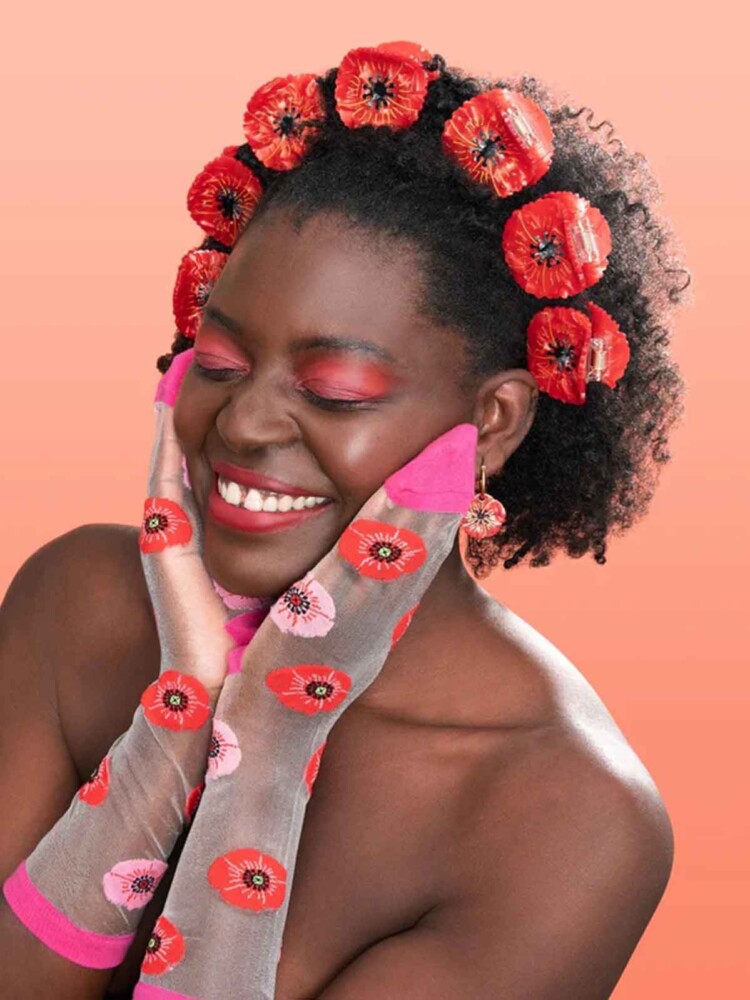 cou cou suzette hair clip poppy