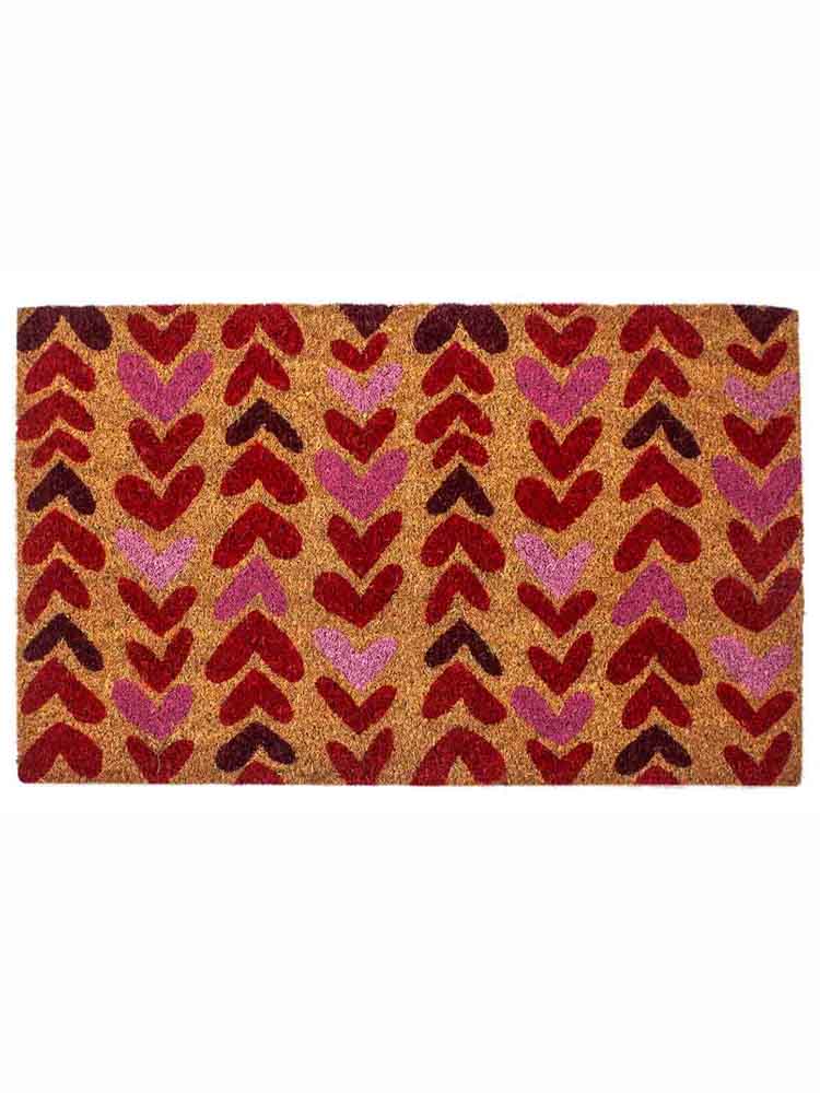 Doormat with hearts from remix by Sofia