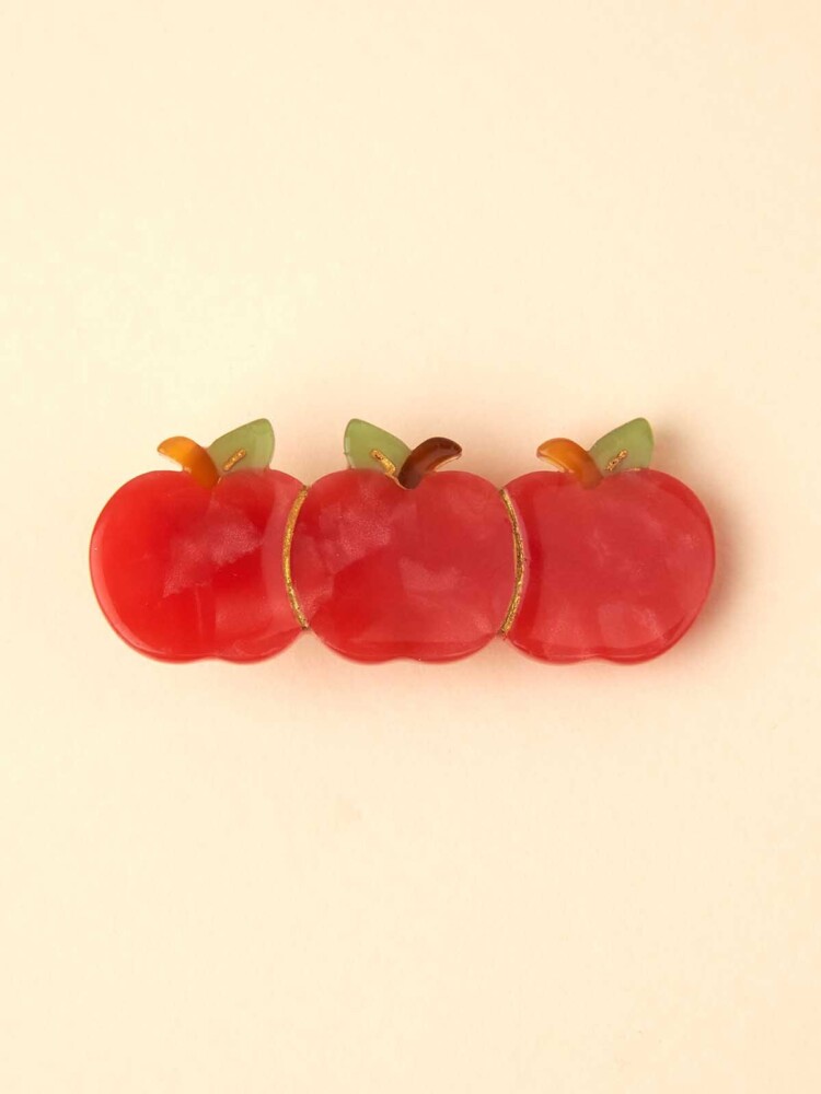 cou cou suzette hairpin red with red apples