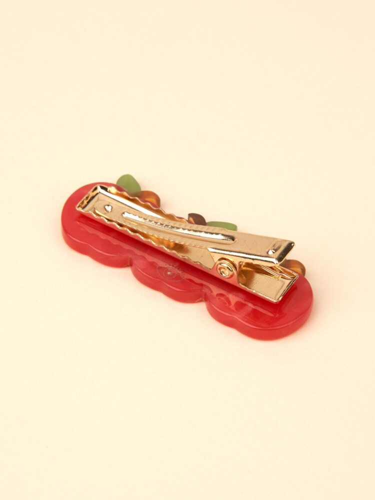 cou cou suzette hairpin red with red apples