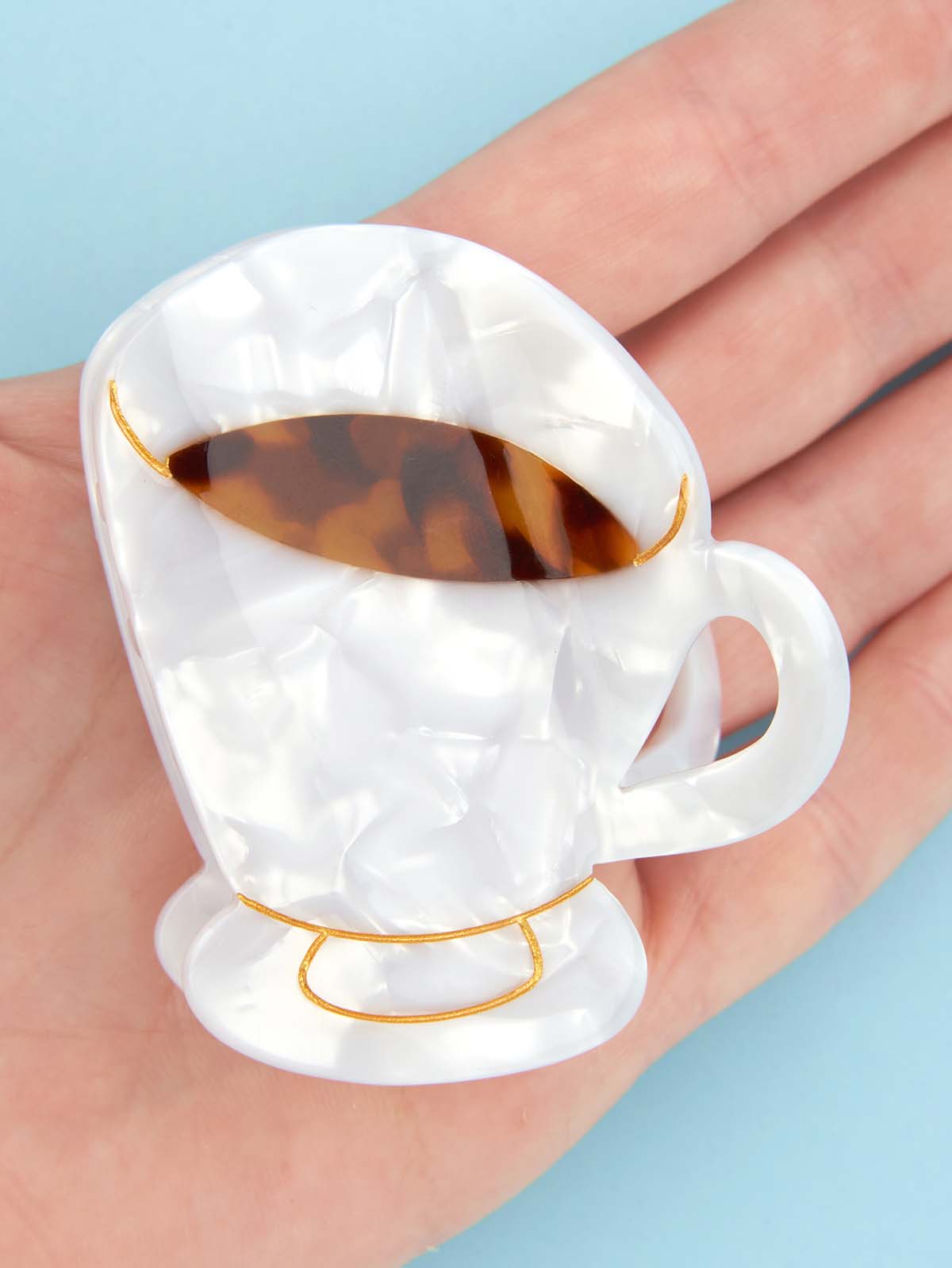 cou cou suzette hair clip with coffee cup - remix by Sofia