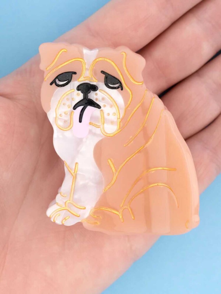 cou cou suzette hair clip French bulldog