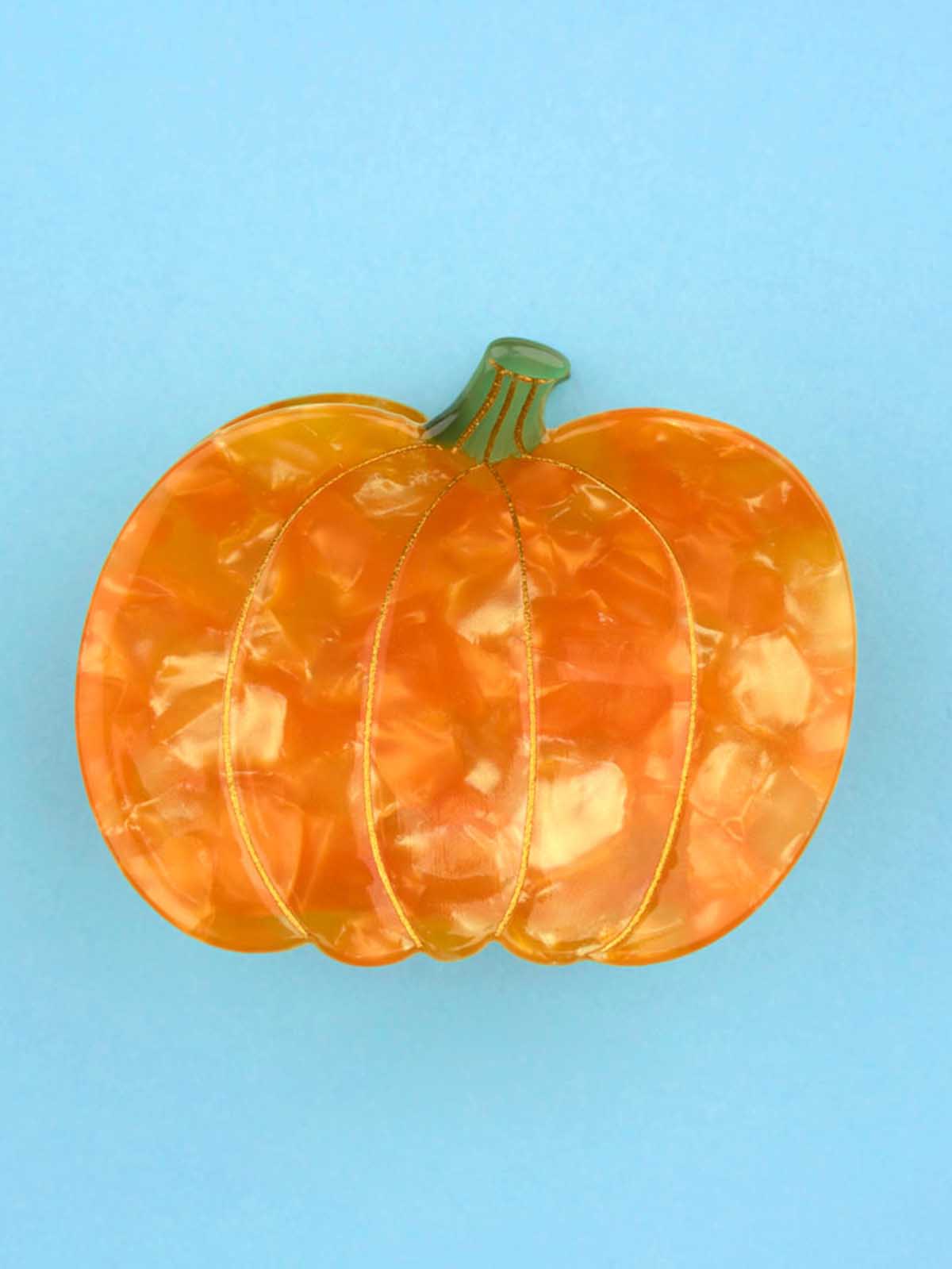 cou cou suzette hair clip pumpkin orange