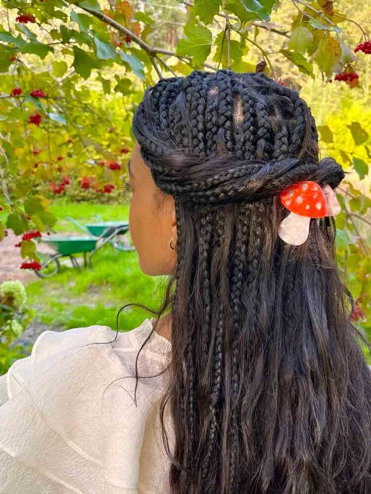 cou cou suzette hair clip red fly mushroom 6
