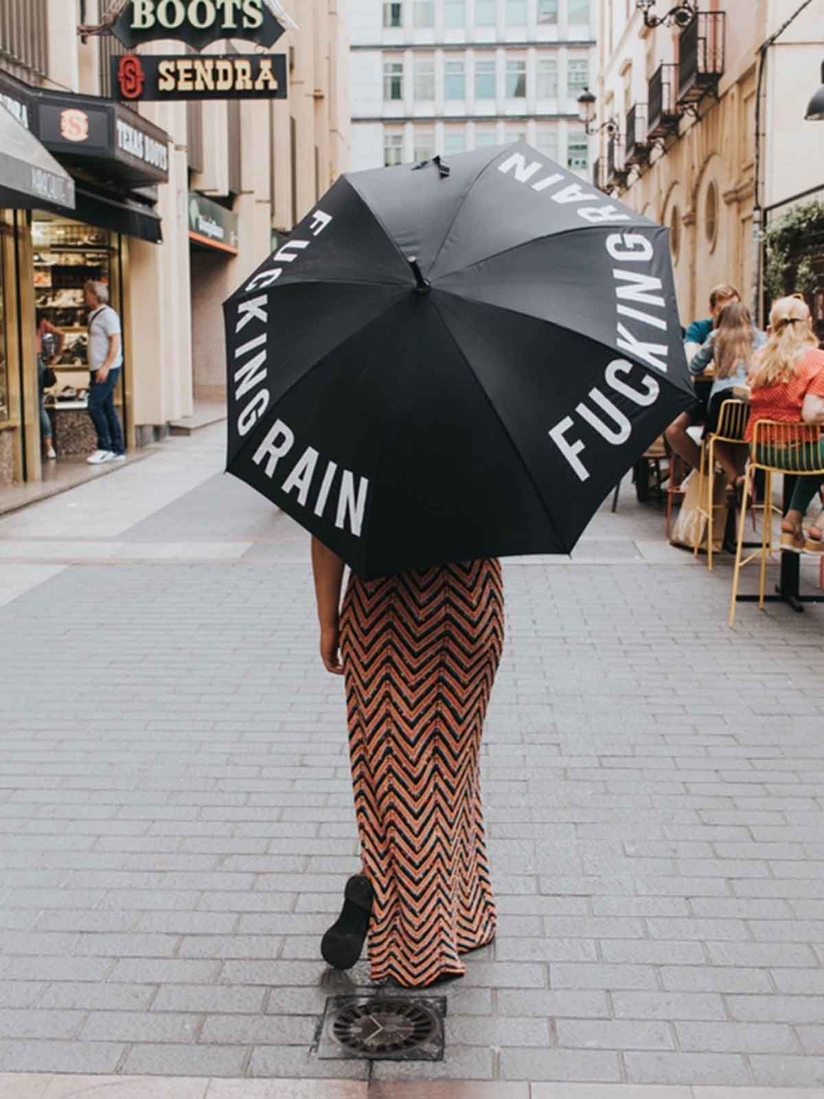 Umbrella - Fucking rain (Black)