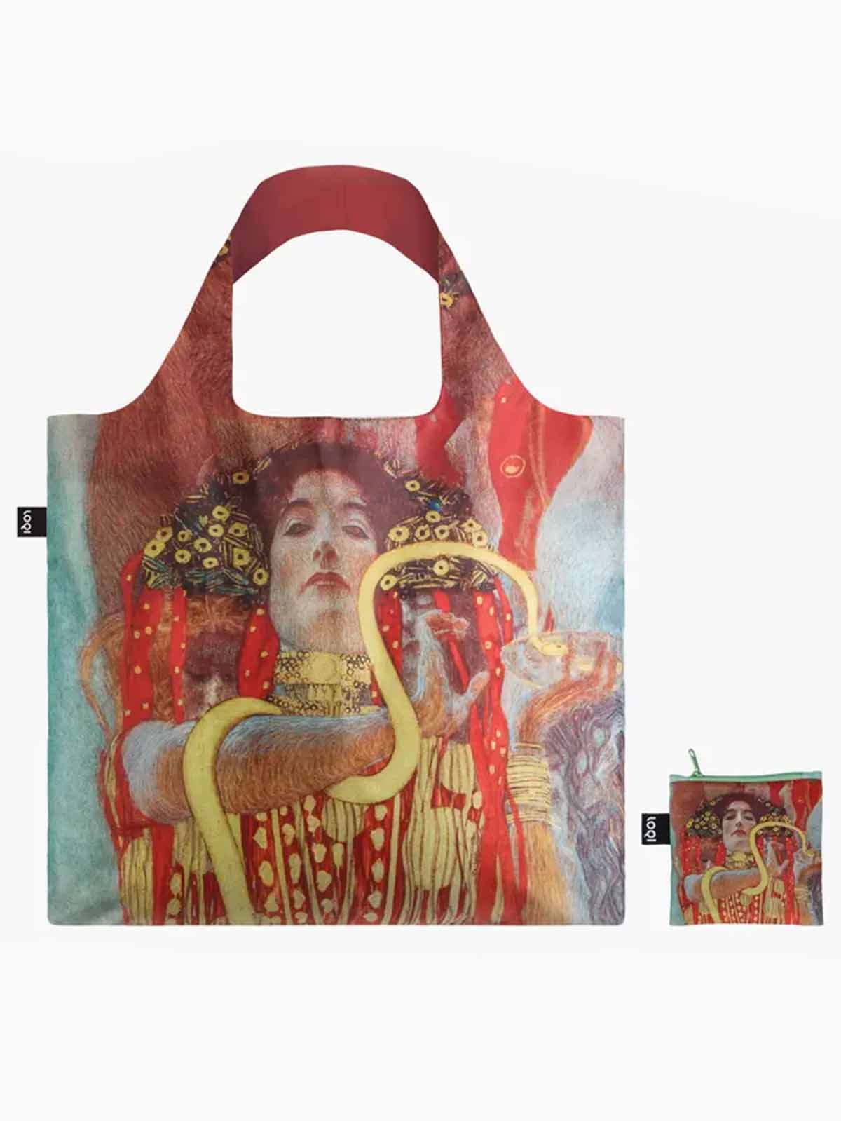 loqi shopping bag - mule bag in 100% recycled plastic - gustav sticky