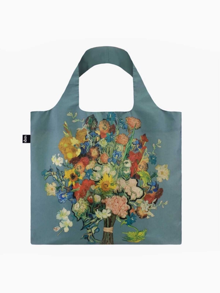 loqi shopping bag - mule bag made of 100% recycled plastic - vincent van gogh