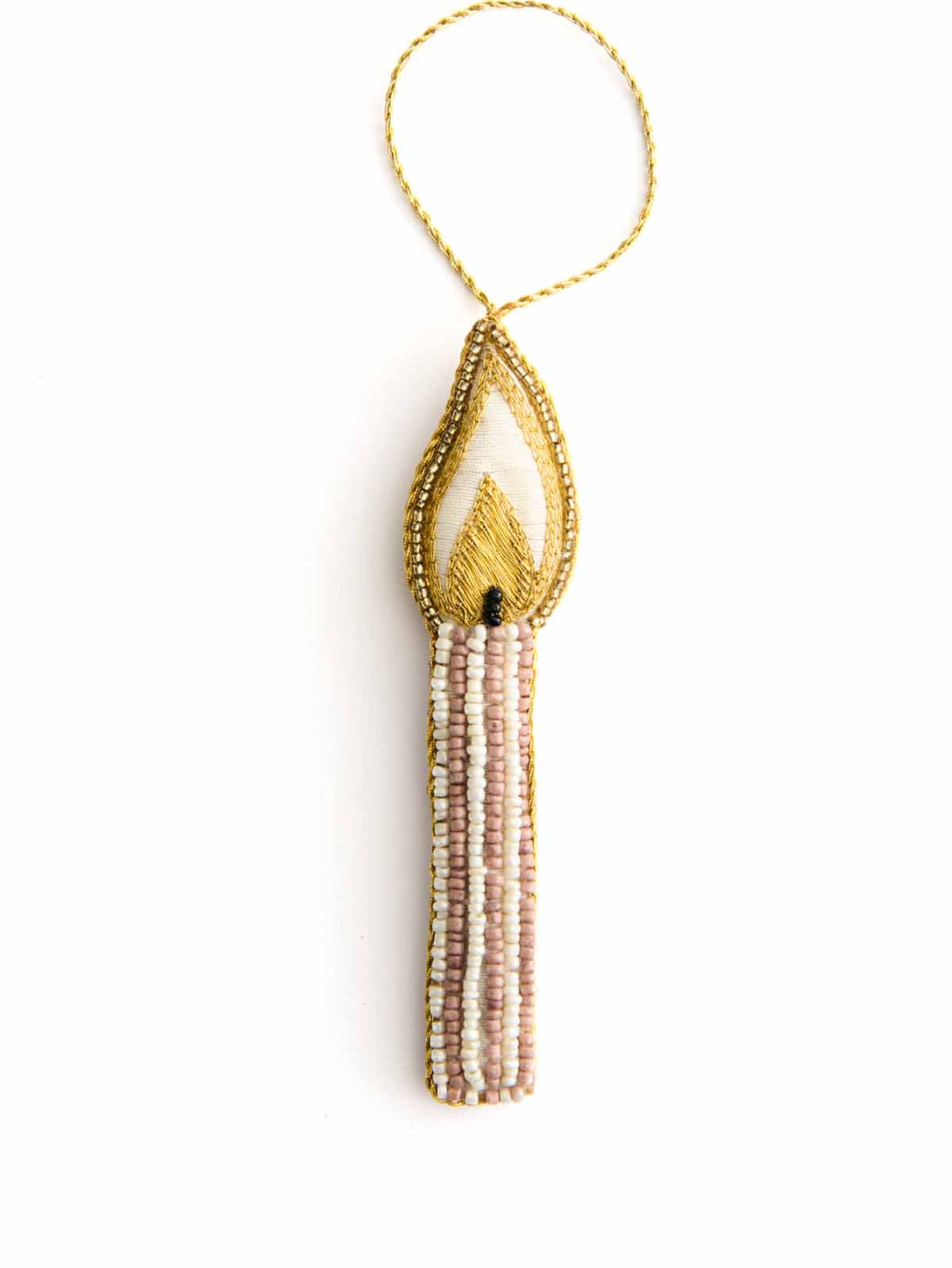humming rose wing candles with pearls