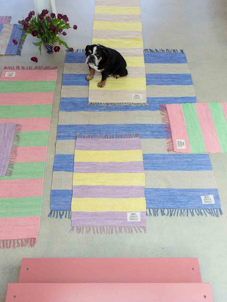 chindi rugs in stripes from cou cou suzette